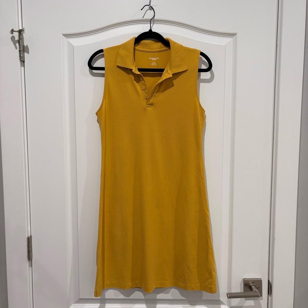 Workshop Republic Clothing Mustard Sleeveless Dress